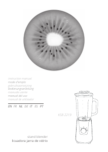 Manual Kiwi KSB 2219 Liquidificadora