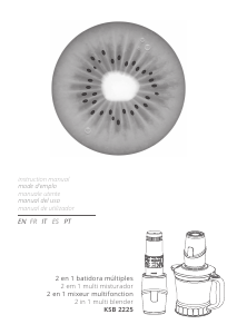 Manual Kiwi KSB 2225 Liquidificadora