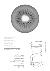 Manuale Kiwi KCM 7545 Macchina da caffè