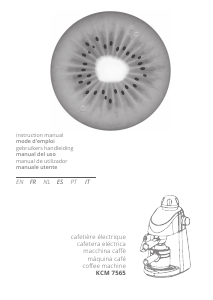 Manuale Kiwi KCM 7565 Macchina per espresso