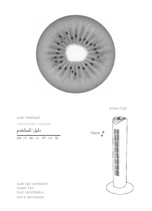 Mode d’emploi Kiwi KFAN 7529 Ventilateur