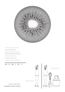 Manuale Kiwi KHB 4430 Frullatore a mano