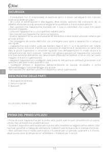 Manual de uso Kiwi KMX 3604 Batidora de varillas