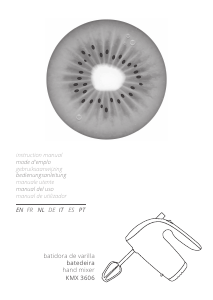 Manual de uso Kiwi KMX 3606 Batidora de varillas