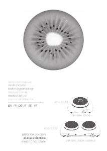 Mode d’emploi Kiwi KOW 5323 Table de cuisson