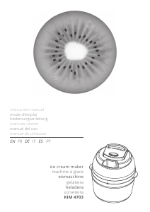 Manuale Kiwi KIM 4703 Macchina del gelato