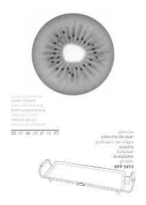 Bedienungsanleitung Kiwi KPP 5413 Tischgrill