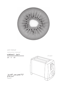 Manual Kiwi KT 6501 Toaster