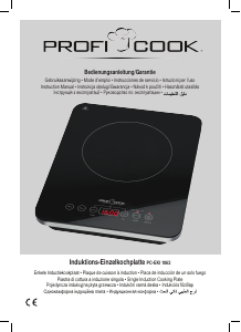 Mode d’emploi Proficook PC-EKI 1062 Table de cuisson