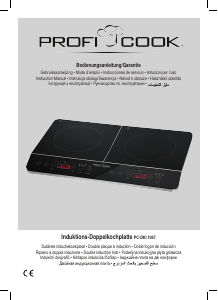 Manual Proficook PC-DKI 1067 Hob