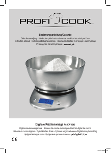 Посібник Proficook PC-KW 1040 Кухонні ваги