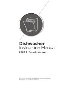 Manual Servis S2612M2WH Dishwasher