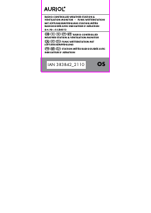 Bedienungsanleitung Auriol IAN 383842 Wetterstation