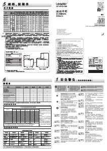 说明书 统帅 FCD-213GLXP 冷冻箱