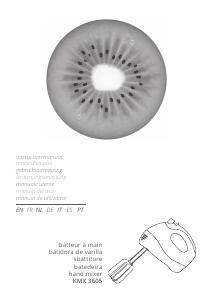 Manuale Kiwi KMX 3605 Sbattitore