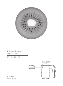 Mode d’emploi Kiwi KMX 3607 Batteur à main