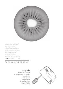 Manual de uso Kiwi KMX 3609 Batidora de varillas