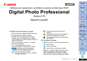 Manuál Canon Digital Photo Professonal 4.15 (macOS)