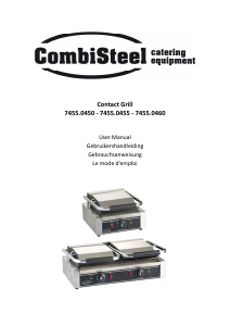 Manual CombiSteel 7455.0455 Contact Grill