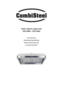 Manual CombiSteel 7227.0005 Cooker Hood