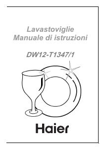 Manuale Haier DW1-T1347/1 Lavastoviglie