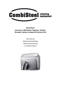 Manual CombiSteel 7270.0010 Hand Dryer