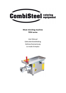 Handleiding CombiSteel 7054.0066 Vleesmolen