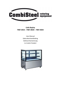 Bedienungsanleitung CombiSteel 7487.0025 Kühlschrank