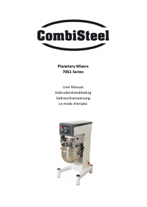 Manual CombiSteel 7061.0010 Stand Mixer