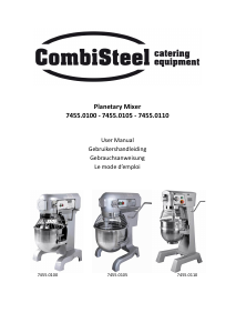 Bedienungsanleitung CombiSteel 7455.0100 Standmixer