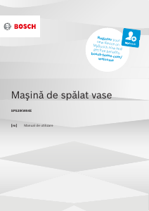 Manual Bosch SPS2IKW04EB Maşină de spălat vase
