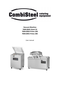 Handleiding CombiSteel 7004.0055 Prime 285 Vacumeermachine