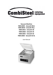 Handleiding CombiSteel 7004.0005 Smooth Mini Vacumeermachine