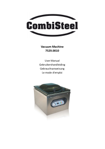 Manual CombiSteel 7529.0010 Vacuum Sealer