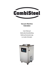 Manual CombiSteel 7529.0015 Vacuum Sealer