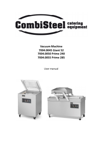 Manual CombiSteel 7004.0045 Giant 52 Vacuum Sealer