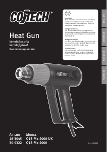 Manual Cotech Q1B-MZ-2000 Heat Gun