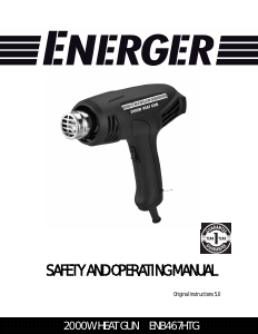 Manual Energer ENB467HTG Heat Gun
