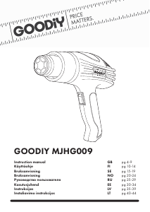 Manual GOODiY MJHG009 Heat Gun