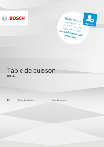 Mode d’emploi Bosch PUE611BF1EB Table de cuisson