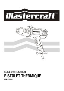 Mode d’emploi Mastercraft 054-1252-6 Décapeur thermique