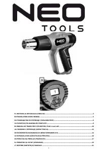 Vadovas Neo Tools 04-710 Kaitinimo fenas