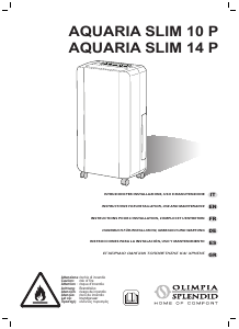 Manuale Olimpia Splendid Aquaria Slim 14 P Deumidificatore