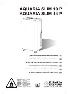 Manual de uso Olimpia Splendid Aquaria Slim 10 P Deshumidificador
