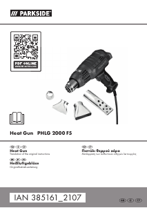 Manual Parkside IAN 385161 Heat Gun