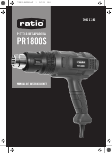 Manual de uso Ratio PR1800S Decapador por aire caliente
