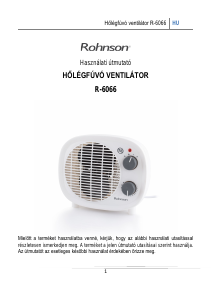 Használati útmutató Rohnson R-6066 Hősugárzó