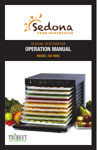 Manual Sedona SD-P9000-B Food Dehydrator