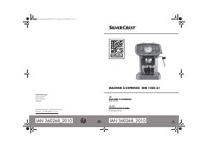 Mode d’emploi SilverCrest IAN 360268 Machine à expresso