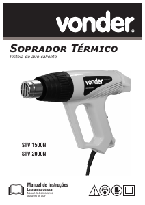 Manual Vonder STV 1500N Soprador de ar quente